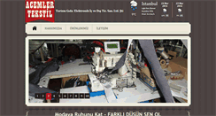 Desktop Screenshot of acemlertekstil.com
